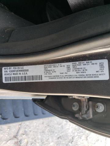 Photo 10 from auction – 2021 RAM 1500 TRX with VIN 1C6SRFU97MN903580