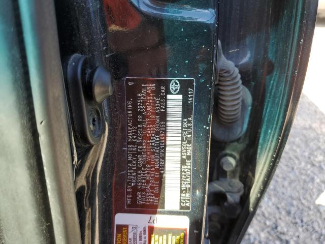 Photo 10 from auction – 2012 TOYOTA CAMRY BASE with VIN 4T1BF1FK1CU097059