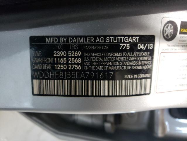 Photo 10 from auction – 2014 MERCEDES-BENZ E 350 4MAT with VIN WDDHF8JB5EA791617