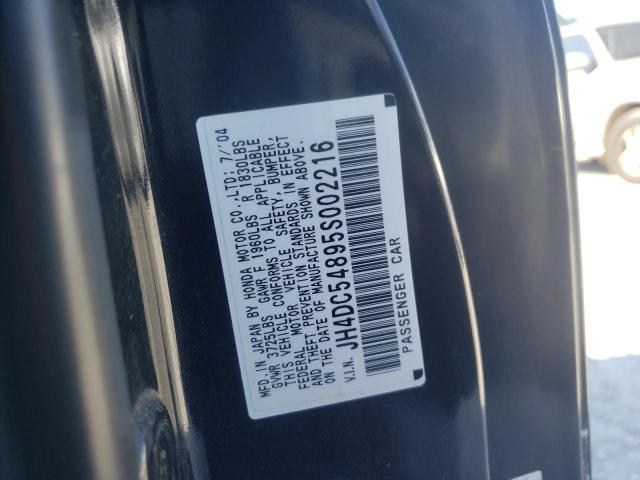 Photo 10 from auction – 2005 ACURA RSX with VIN JH4DC54895S002216