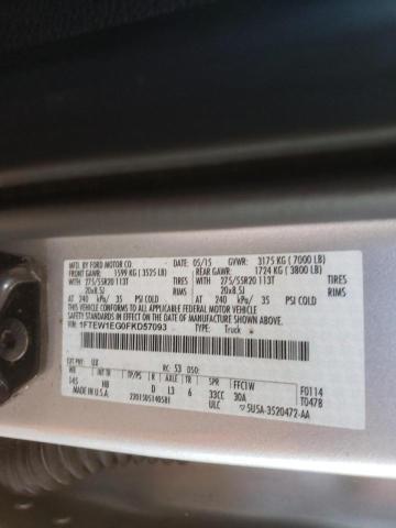 Photo 10 from auction – 2015 FORD F150 SUPER with VIN 1FTEW1EG0FKD57093