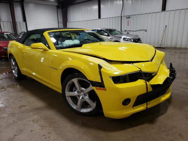 CHEVROLET CAMARO LT 2014 with VIN 2G1FB3D30E9319320 - Photo from auction
