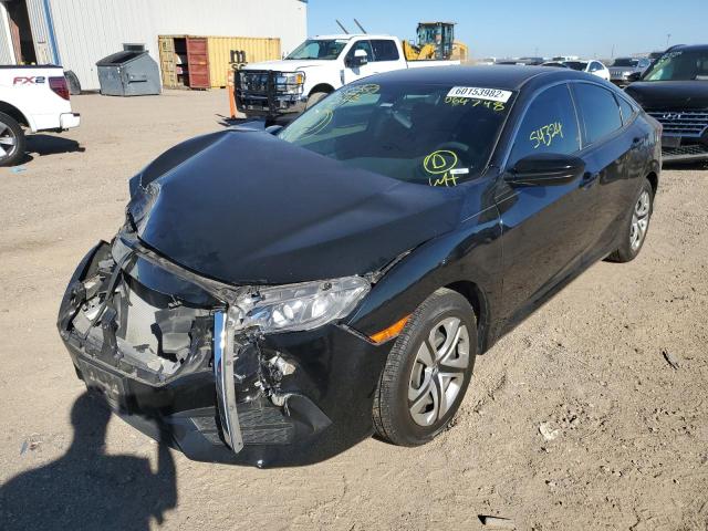 Photo 2 from auction – 2017 HONDA CIVIC LX with VIN 19XFC2E55HE064748