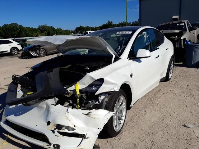 Photo 2 from auction – 2020 TESLA MODEL Y with VIN 5YJYGDEF7LF018892