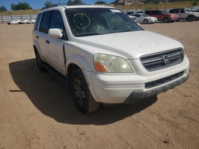 HONDA PILOT EXL 2004 z numerem VIN 2HKYF18554H539679 - Zdjęcie z aukcji