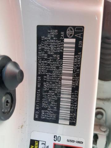 Photo 10 from auction – 2016 TOYOTA COROLLA L with VIN 2T1BURHE7GC599240