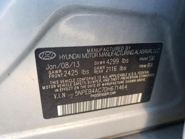 Photo 10 from auction – 2013 HYUNDAI SONATA GLS with VIN 5NPEB4AC7DH671464