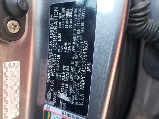 Photo 10 from auction – 2016 KIA SPORTAGE E with VIN KNDPC3AC0G7843651