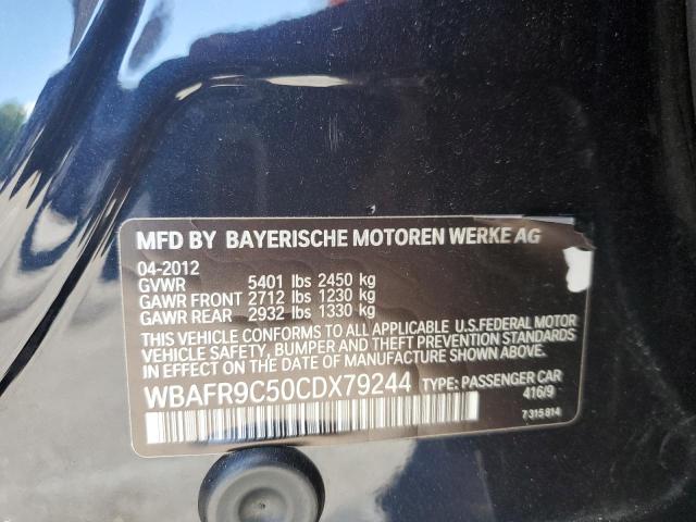 Фото 10 с аукциона – 2012 BMW 550 I с VIN WBAFR9C50CDX79244