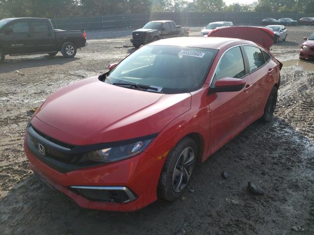 Photo 2 from auction – 2019 HONDA CIVIC LX with VIN 2HGFC2F62KH512187