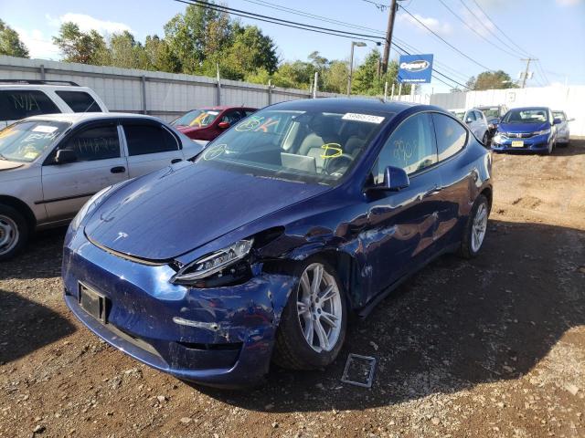 Фото 2 с аукциона – 2021 TESLA MODEL Y с VIN 5YJYGDEE3MF063711