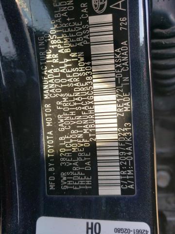 Photo 10 from auction – 2016 TOYOTA COROLLA L with VIN 2T1BURHEXGC538304