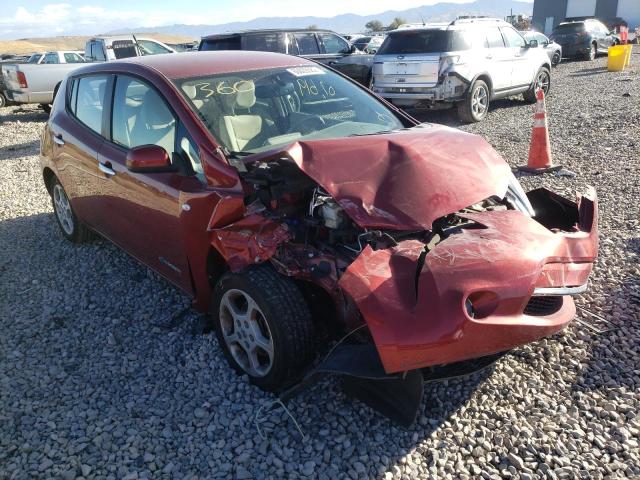 NISSAN LEAF SV 2012 with VIN JN1AZ0CP9CT022989 - Photo from auction