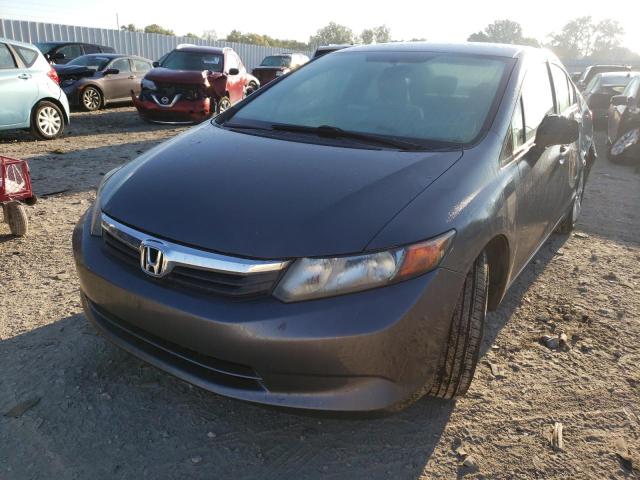 Photo 2 from auction – 2012 HONDA CIVIC LX with VIN 19XFB2F58CE071767