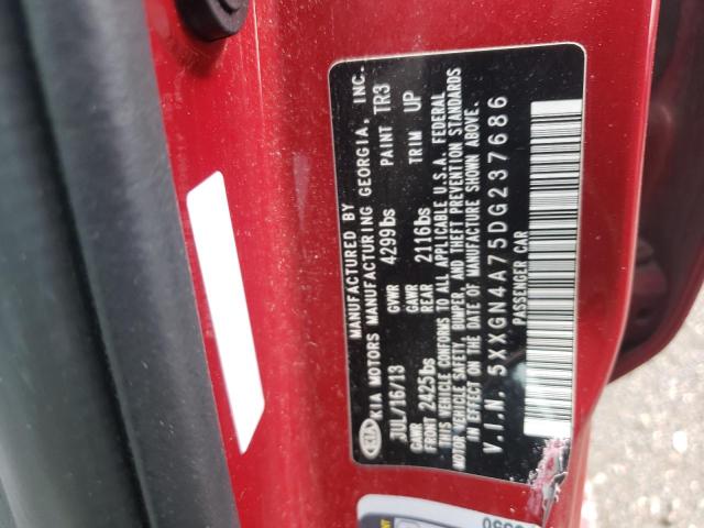 Photo 10 from auction – 2013 KIA OPTIMA EX with VIN 5XXGN4A75DG237686