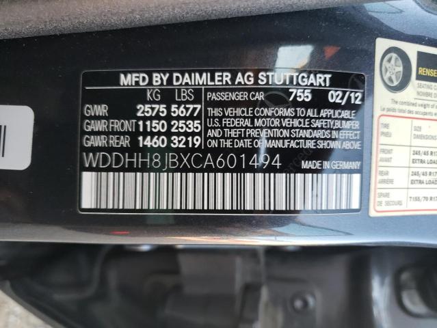 Photo 10 from auction – 2012 MERCEDES-BENZ E 350 4MAT with VIN WDDHH8JBXCA601494