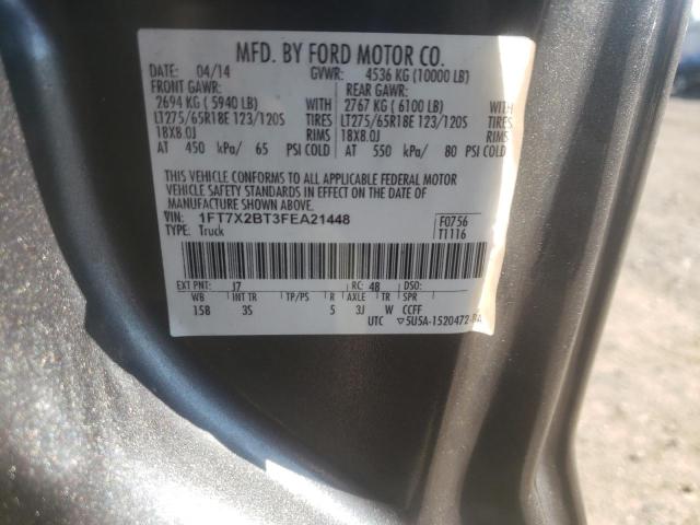 Photo 10 from auction – 2015 FORD F250 SUPER with VIN 1FT7X2BT3FEA21448