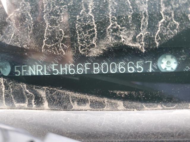 Photo 10 from auction – 2015 HONDA ODYSSEY EX with VIN 5FNRL5H66FB006657