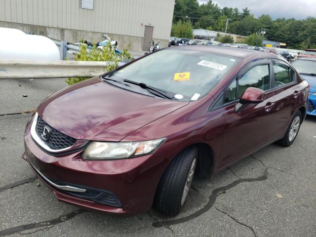 Photo 2 from auction – 2013 HONDA CIVIC LX with VIN 2HGFB2F57DH530780