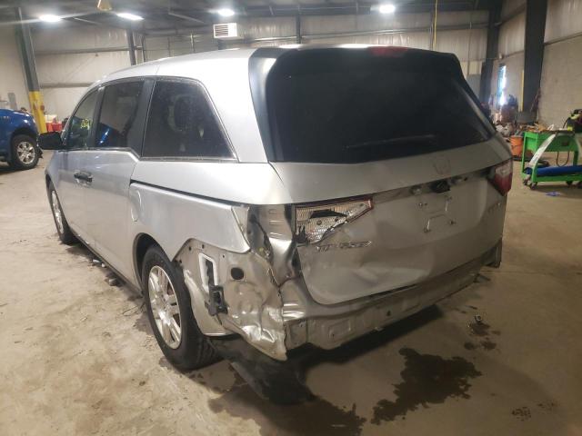 Photo 3 from auction – 2011 HONDA ODYSSEY LX with VIN 5FNRL5H21BB098574