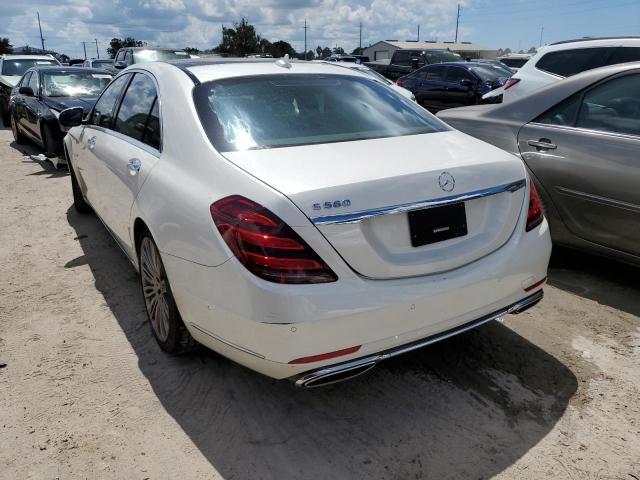 Photo 3 from auction – 2020 MERCEDES-BENZ S 560 with VIN W1KUG8DB2LA556063