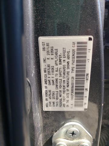 Photo 10 from auction – 2008 HONDA ACCORD with VIN 1HGCP36808A001129
