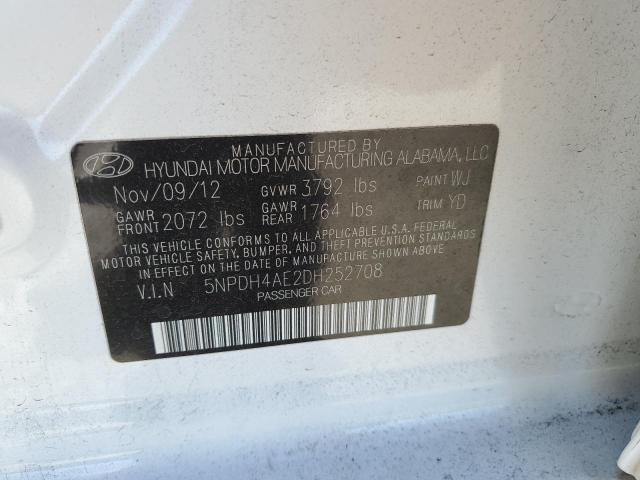 Photo 10 from auction – 2013 HYUNDAI ELANTRA GL with VIN 5NPDH4AE2DH252708