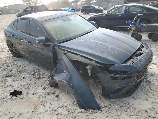 GENESIS G70 BASE 2022 with VIN KMTG54TE7NU094331 - Photo from auction