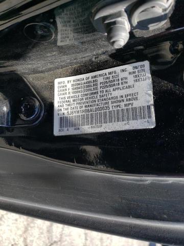 Photo 10 from auction – 2010 HONDA ELEMENT SC with VIN 5J6YH1H98AL000035