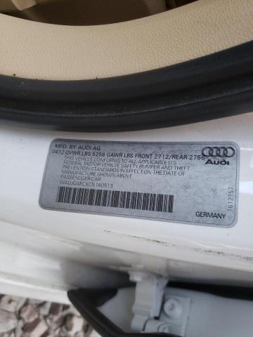 صورة رقم 10 من المزاد - 2012 AUDI A6 PRESTIG مع VIN WAUJGAFCXCN160513
