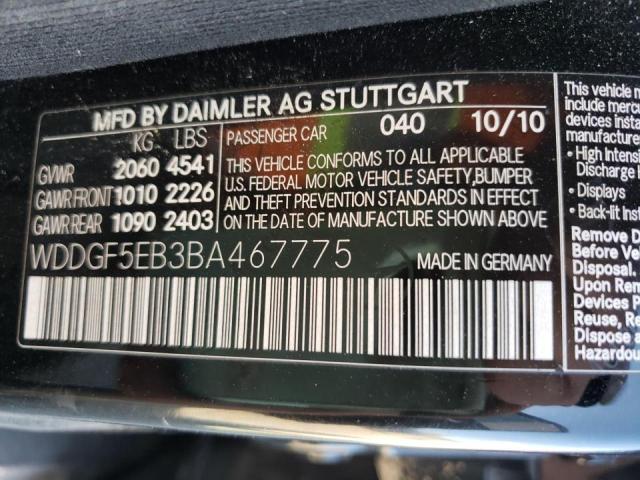 Photo 10 from auction – 2011 MERCEDES-BENZ C 300 with VIN WDDGF5EB3BA467775