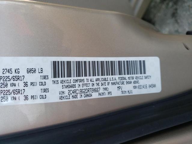 Photo 10 from auction – 2013 CHRYSLER TOWN & COU with VIN 2C4RC1BG2DR720667