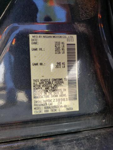 Photo 10 from auction – 2013 NISSAN ALTIMA 2.5 with VIN 1N4AL3AP0DC238983