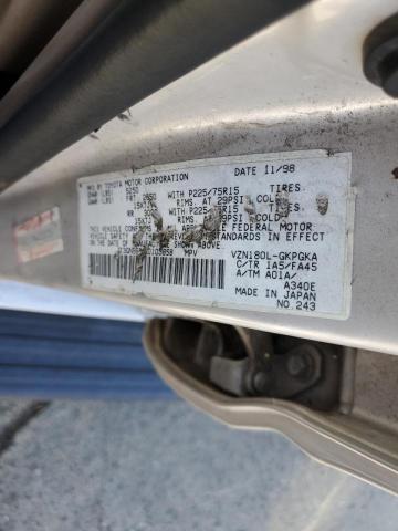 Photo 10 from auction – 1999 TOYOTA 4RUNNER SR with VIN JT3GN86R2X0103858