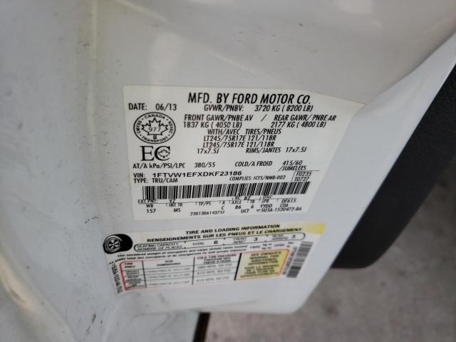 Photo 10 from auction – 2013 FORD F150 SUPER with VIN 1FTVW1EFXDKF23186