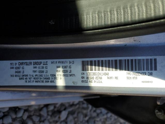 Photo 10 from auction – 2014 CHRYSLER 200 TOURIN with VIN 1C3CCBBG1EN114940