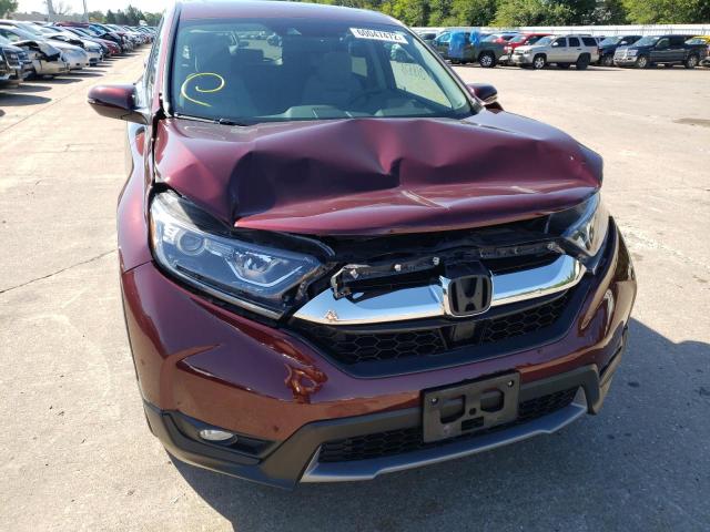 Photo 9 from auction – 2017 HONDA CR-V EX with VIN 7FARW1H55HE028843