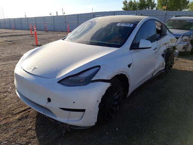 Photo 2 from auction – 2022 TESLA MODEL Y with VIN 7SAYGDEF1NF325982