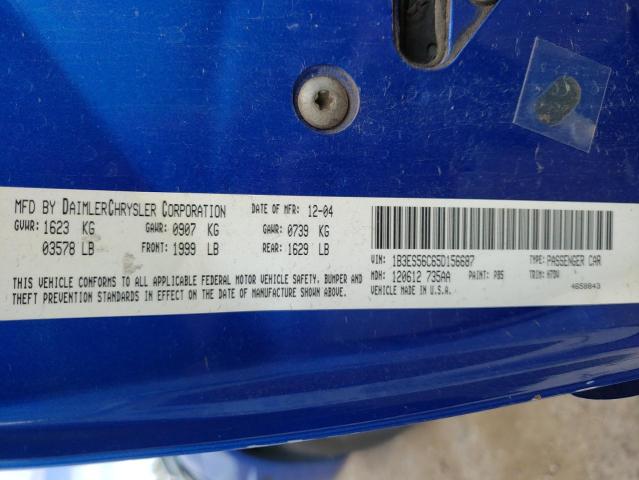 Photo 10 from auction – 2005 DODGE UK with VIN 1B3ES56C65D156687