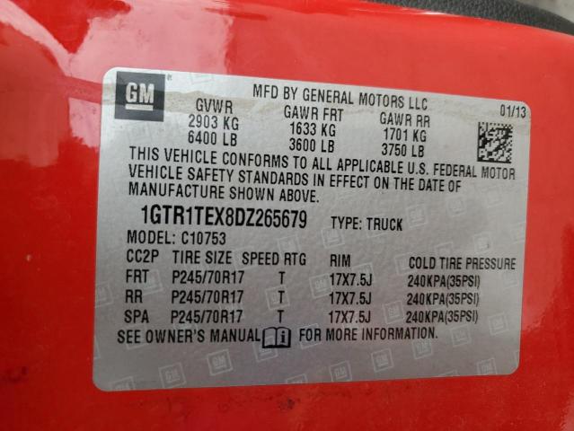 Photo 10 from auction – 2013 GMC SIERRA C15 with VIN 1GTR1TEX8DZ265679