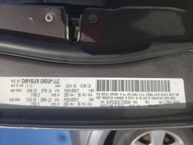 Photo 10 from auction – 2012 DODGE JOURNEY SX with VIN 3C4PDCBGXCT226584