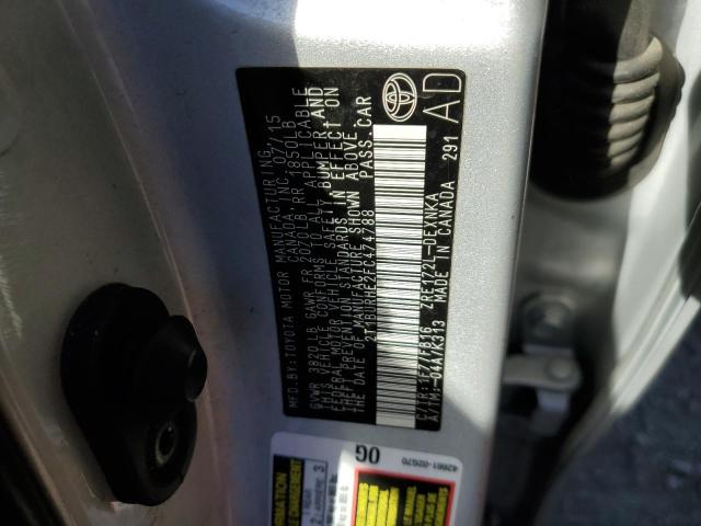 Photo 10 from auction – 2015 TOYOTA COROLLA L with VIN 2T1BURHE2FC474788