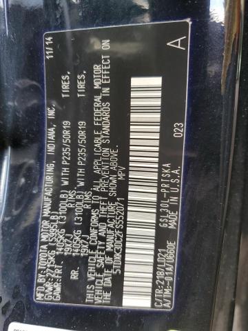 Photo 10 from auction – 2015 TOYOTA SIENNA SPO with VIN 5TDXK3DC2FS552071