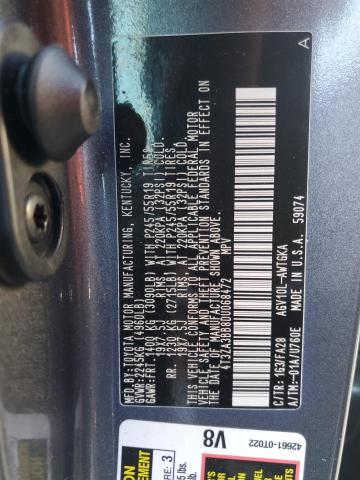 Photo 10 from auction – 2013 TOYOTA VENZA LE with VIN 4T3ZA3BB8DU068472