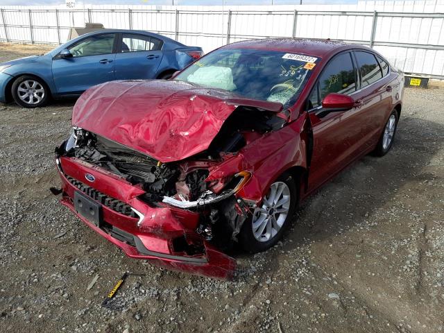 Photo 2 from auction – 2019 FORD FUSION SE with VIN 3FA6P0HD0KR178237