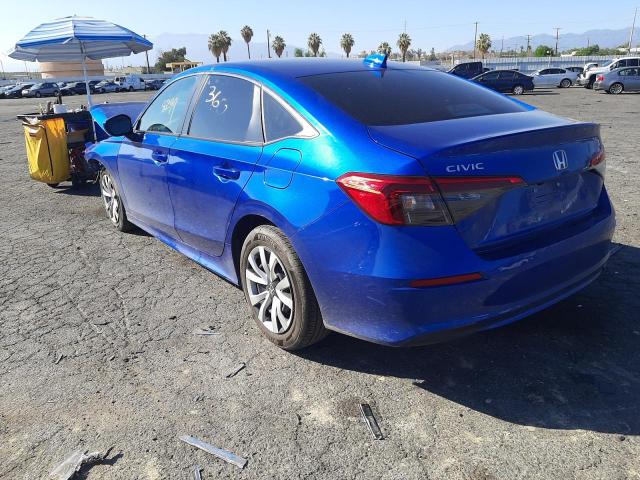 Photo 3 from auction – 2022 HONDA CIVIC LX with VIN 2HGFE2F28NH532214