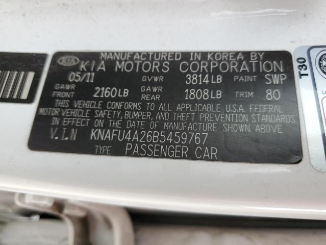 Photo 10 from auction – 2011 KIA FORTE EX with VIN KNAFU4A26B5459767
