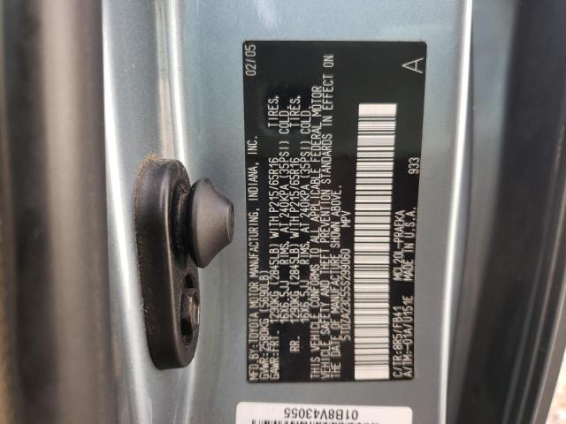 Photo 10 from auction – 2005 TOYOTA SIENNA CE with VIN 5TDZA23C55S299060