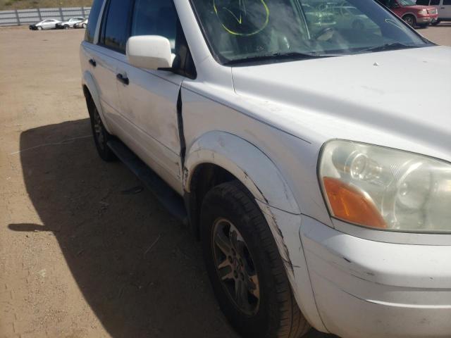 Photo 9 from auction – 2004 HONDA PILOT EXL with VIN 2HKYF18554H539679