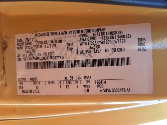 Photo 10 from auction – 2011 FORD ECONOLINE with VIN 1FDXE4FL0BDB07775